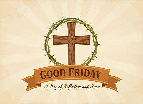 God Fredag, Kryds, Tornekrone, Træ