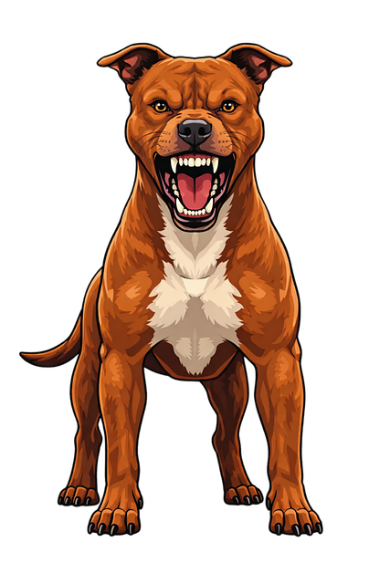 Download free HD stock image of Pitbull Aggressive Dog Free pitbull aggressive dog guard dog vector