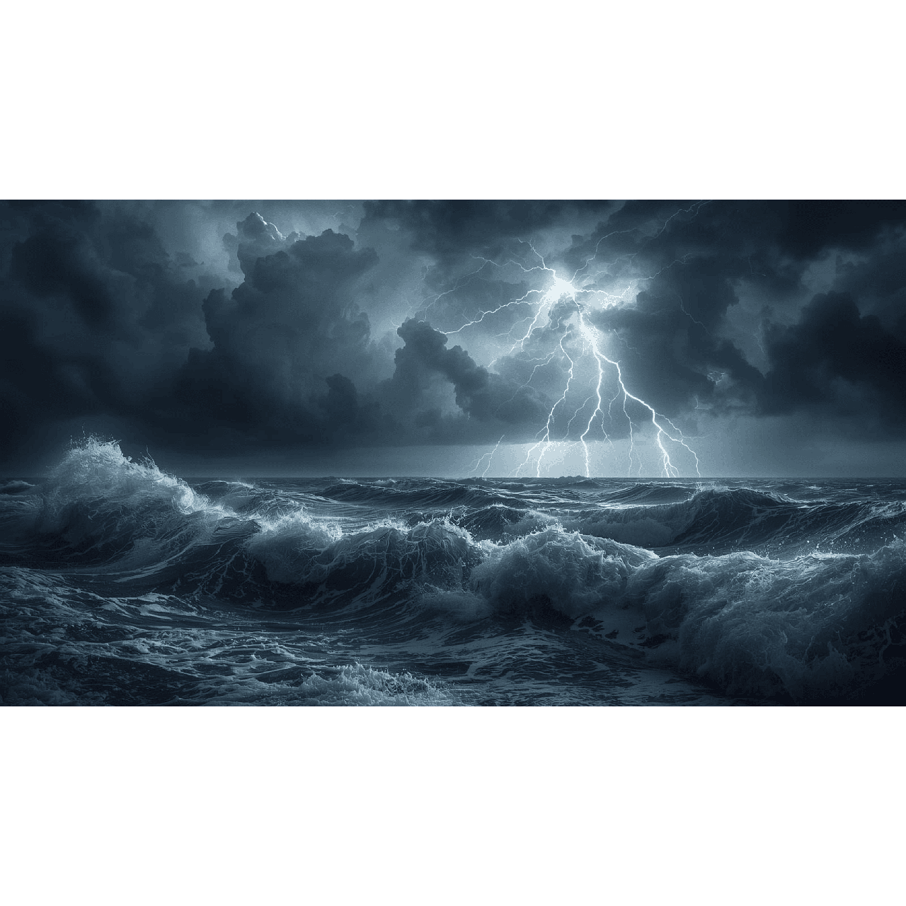 Download free HD stock image of Storm Ocean Free storm ocean waves illustration