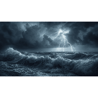 Free Storm Ocean illustration and picture