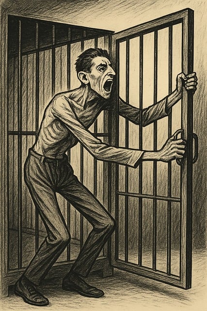 Free prison cell bars illustration