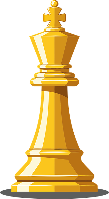 Free chess king gold vector