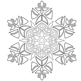 Mandala, Mønster, Baggrund, Natur