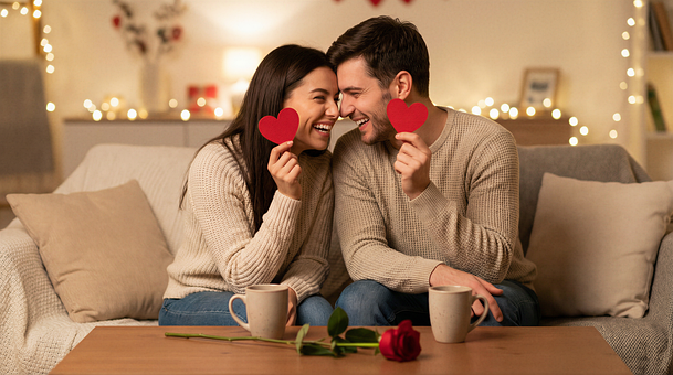 Valentinsdag, Romantisk Par, Par Kram