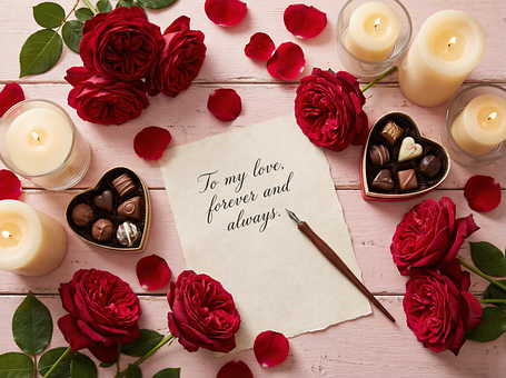 Valentinsdag, Kærlighed Brev