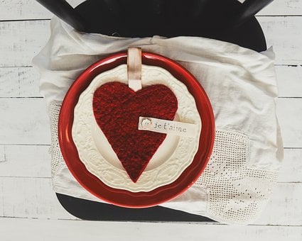 Free Black Chair Heart photo and picture