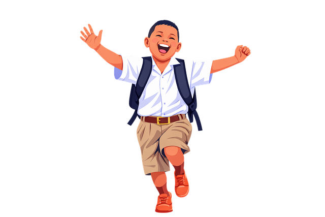 Free happy child school boy smiling kid vector