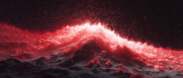 Free abstract red white illustration