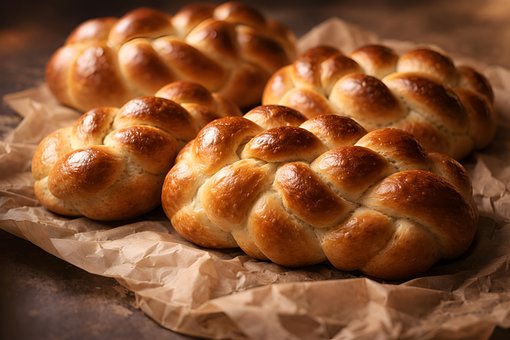 Brot, Challa, Jüdisch, Bäckerei