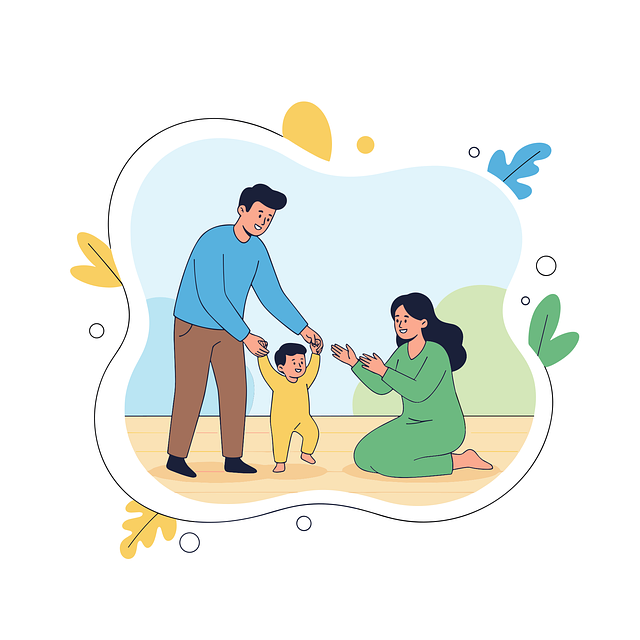 Free family parents toddler vector