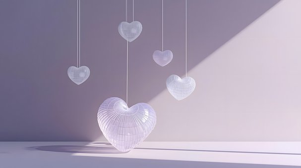 Free Hearts Lighting illustration and picture