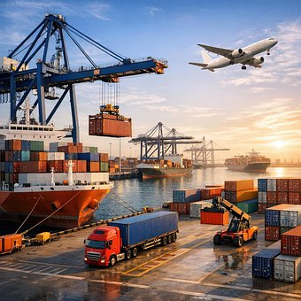 Free Transport Business illustration and picture