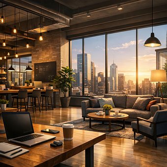 Free Penthouse Modern illustration and picture
