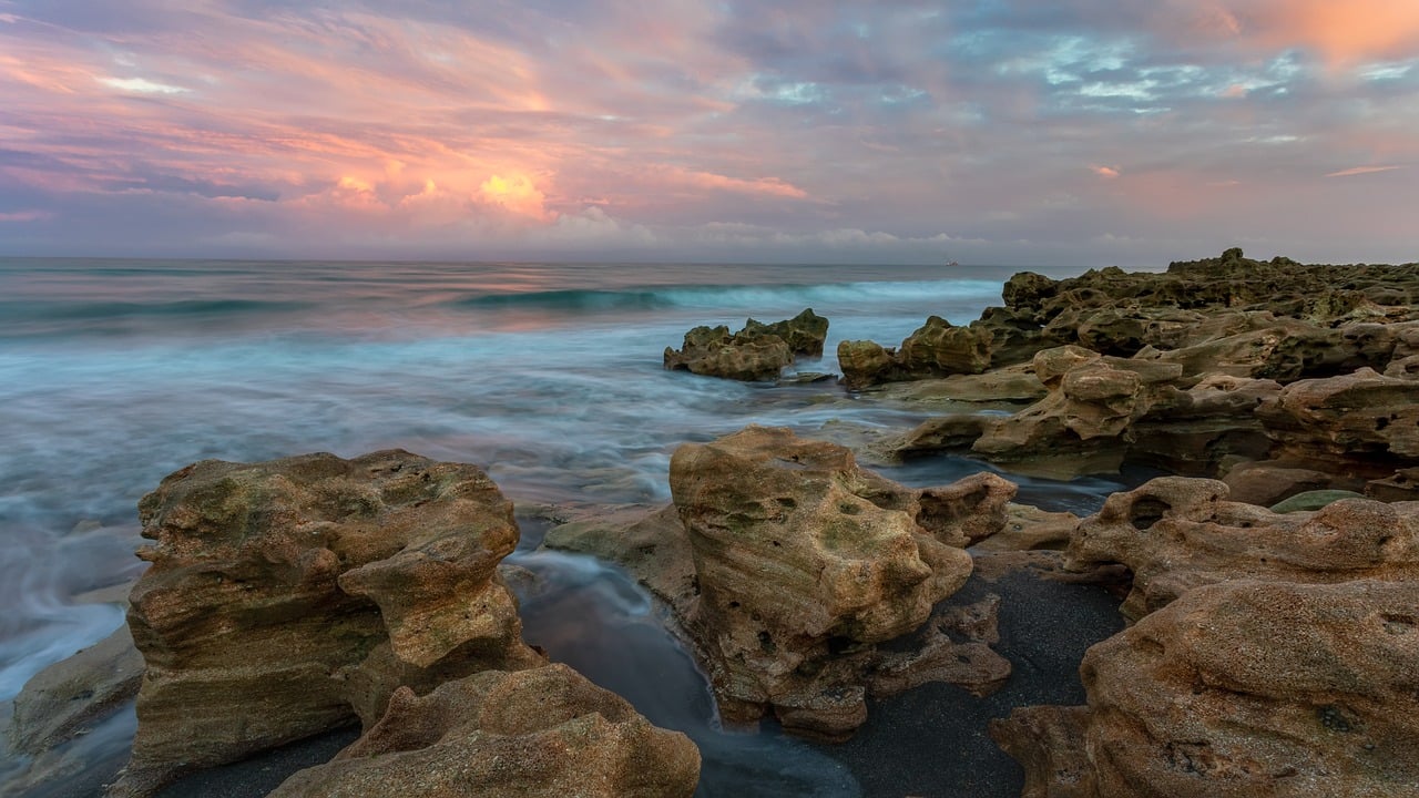 Rocky Coast Seascape Long Exposure - Free photo on Pixabay