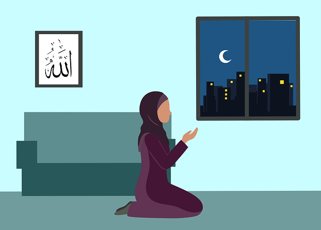 Free muslim woman hijab vector