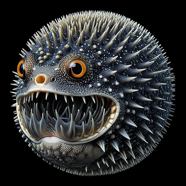 Free Fish Pufferfish illustration and picture