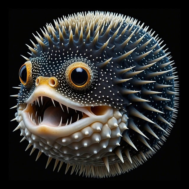 Free Fish Pufferfish illustration and picture