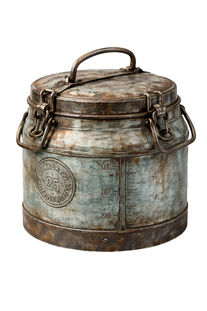 Free canister metal vintage illustration