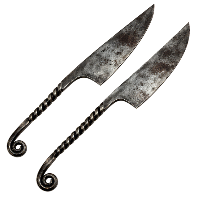 Messer, Besteck, Schmied, Geschmiedet