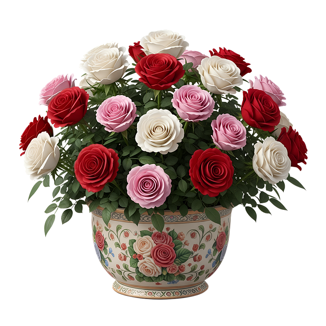 Free bouquet roses flowers illustration