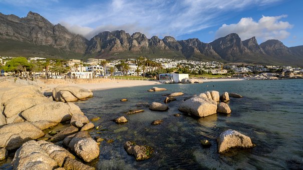 Paisaje, Capetown, Playa De Campamentos