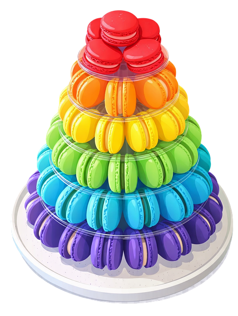 Free macarons colorful macarons french macarons vector