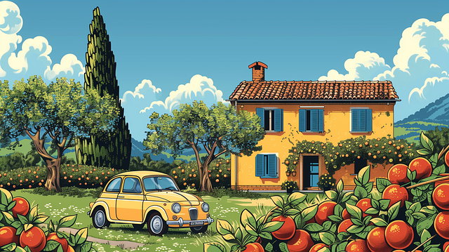 Pop-Art Huisje, Italiaans Platteland