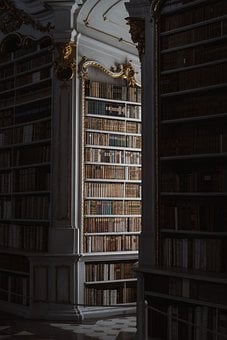 Free Old Library Dramatic Lighting photo and picture