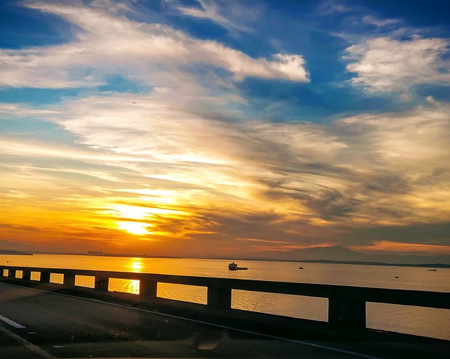 Free Sunset Bridge photo and picture