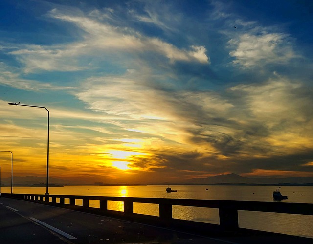 Free Sunset Sea photo and picture