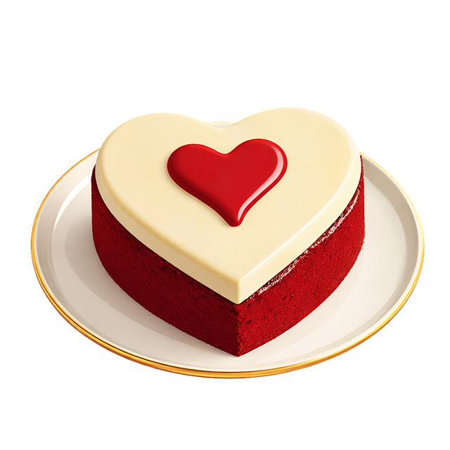 Free heart cake chocolate cake red velvet cake vector