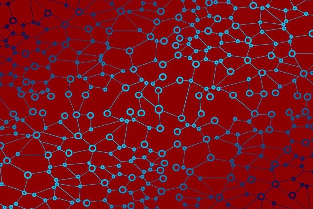 Free network technology digital illustration