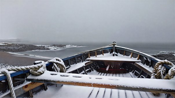 Schiff, Boot, Deck, Bug Des Schiffes