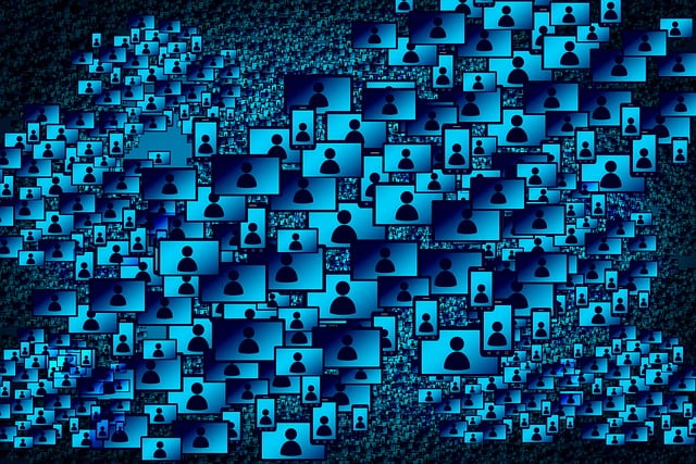 Free community people social media illustration
