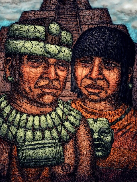 Free Olmec Mexican illustration and picture