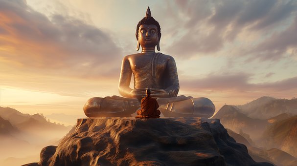 Buddha, Buddhisme, Statuen Av, Religion