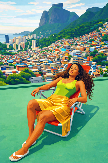 Free brazil rio de janeiro brazilian lifestyle vector