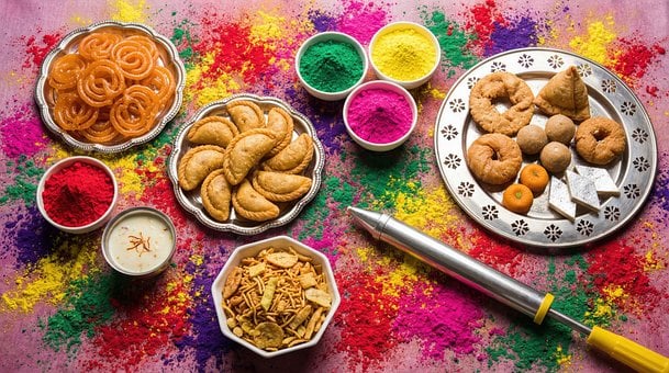 Free Holi Festival illustration and picture