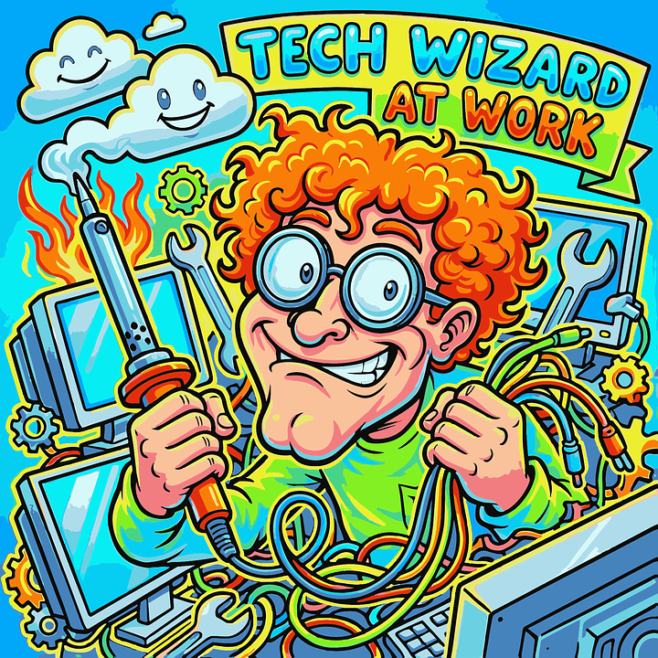 Download Cartoon, Funny, Tech. Royalty-Free Vector Graphic - Pixabay