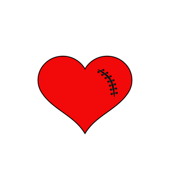 Corazón Cosido, Cicatrización, Amor