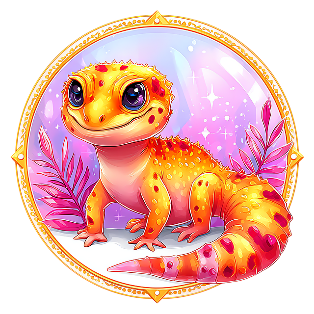 Download Gecko, Lizard, Frame. Royalty-Free Stock Illustration Image ...