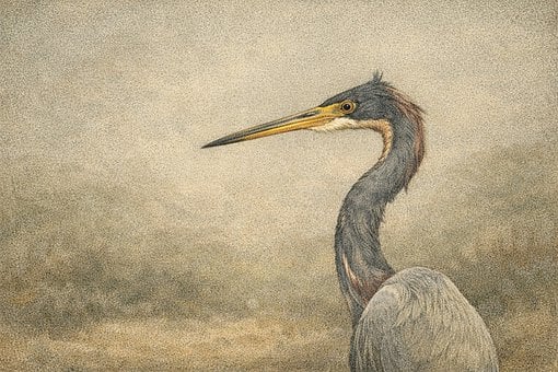 Free Great Blue Heron Heron illustration and picture