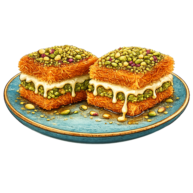 Kunafa, Knafeh, Kanafeh, Pistachedessert