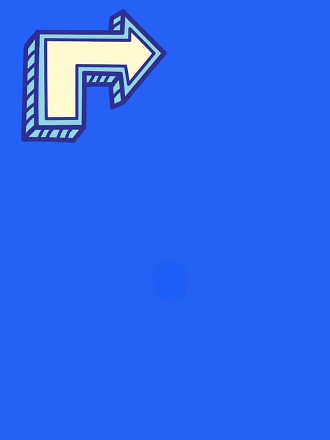 Free blue arrow flat ui arrow arrow texture illustration