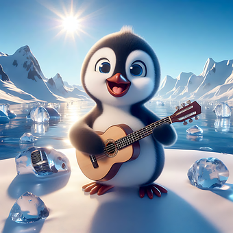 Pinguim, Polo Norte, Ártico, Inverno