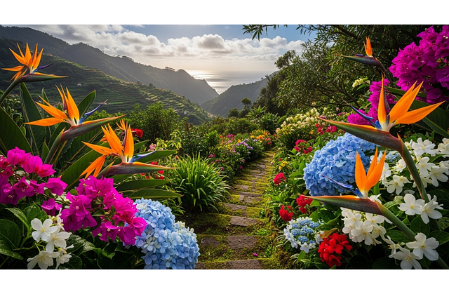 Free madeira island flower vector