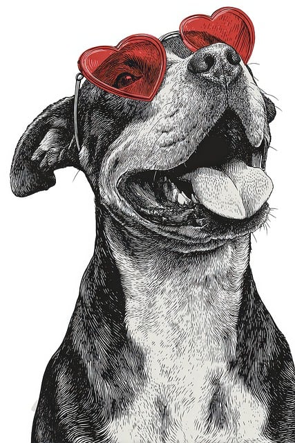 Câine, Animal De Casă, Portret, Inima