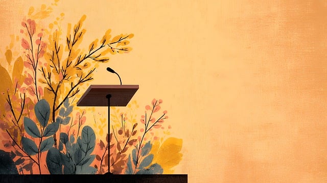 Podium, Rede, Bühne