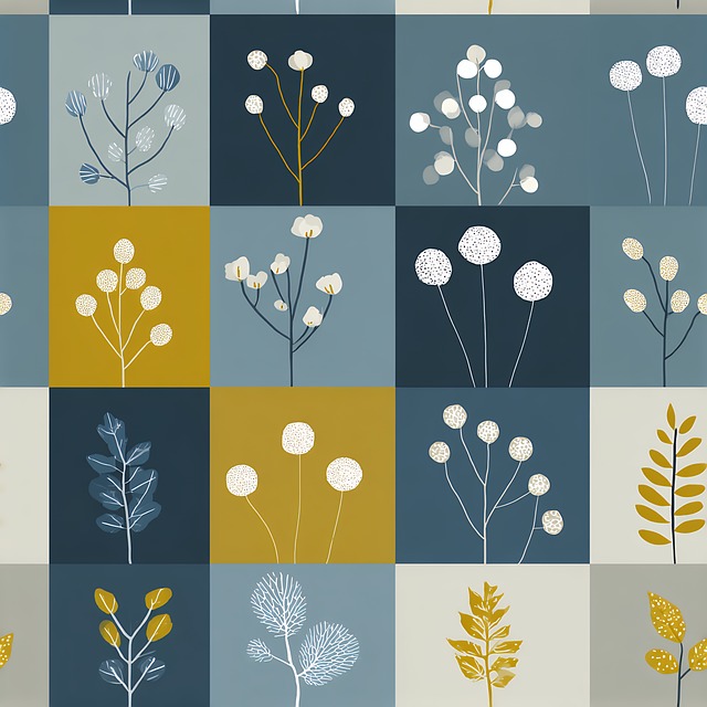Free pattern flowers floral illustration