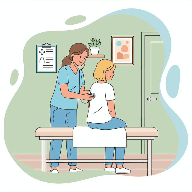 Free medical examination doctor visit healthcare service vector